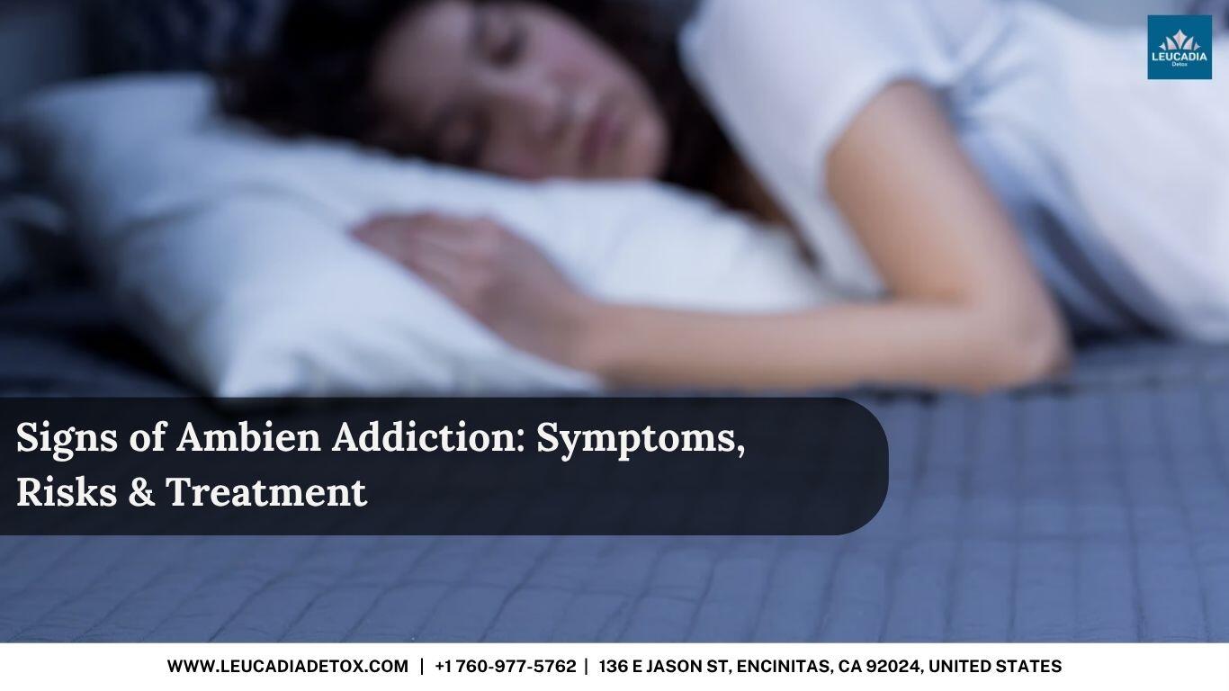 How to Recognize the Early Signs That Ambien Use Has Become a Problem